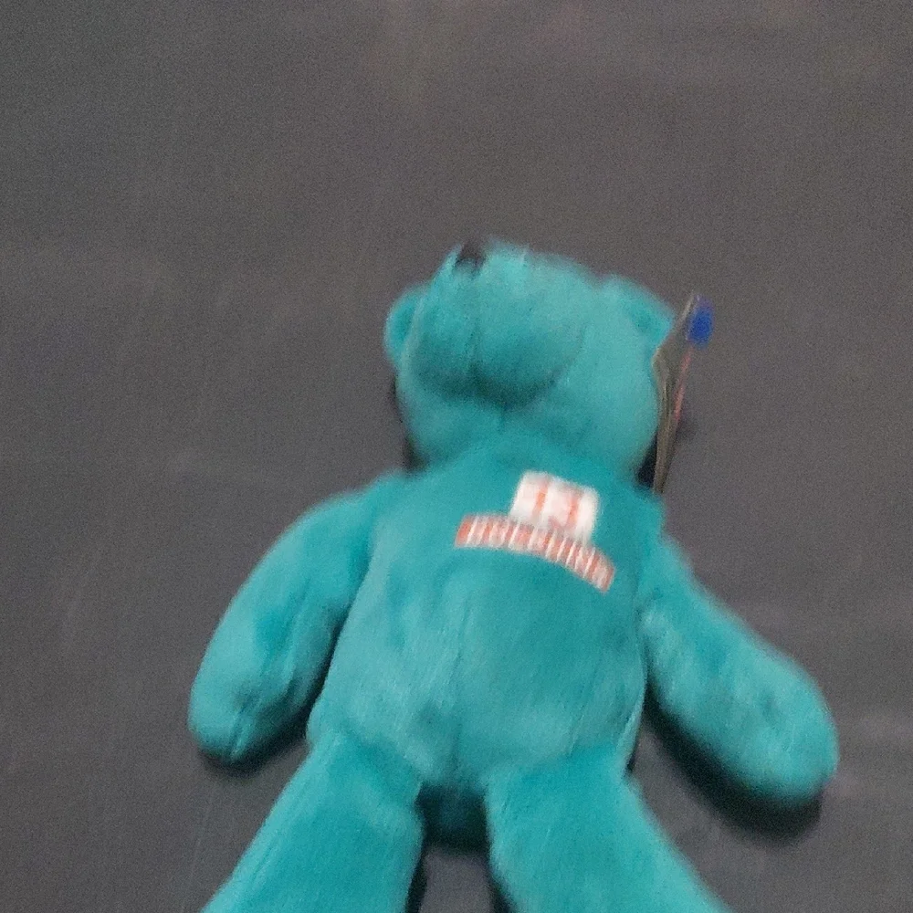Teal Plush Bear Toy